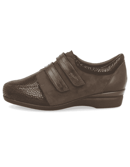 ZAPATOS CÓMODOS Y ANCHOS PARA PIES DELICADOS,NATALIA 2020 MARRÓN
