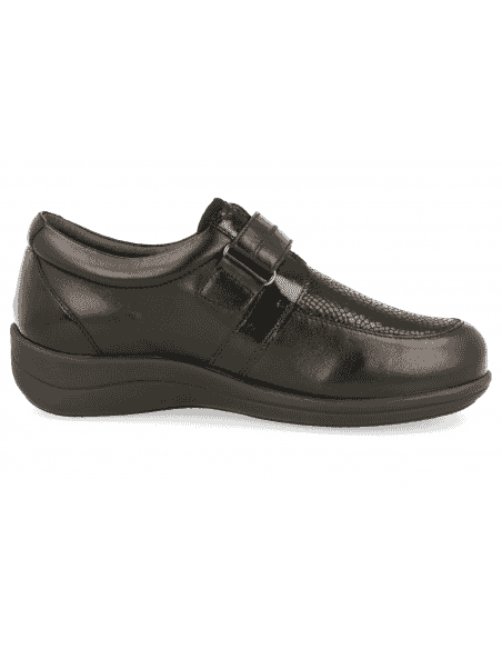 ZAPATOS CÓMODOS Y ANCHOS PARA PIES DELICADOS, ROMINA NEGRO