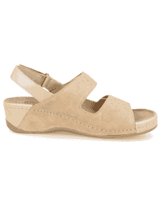 SANDALIA ELENA BEIGE D'Torres®, PARA PIES DELICADOS Y ANCHOS 2