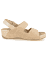 SANDALIA ELENA BEIGE D'Torres®, PARA PIES DELICADOS Y ANCHOS
