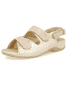 SANDALIA JULIA E6 BEIGE-DORADO D'Torres®, PARA PIES DELICADOS Y ANCHOS CON JUANETES