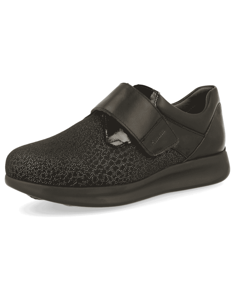 ZAPATO SEÑORA MUY CÓMODO, CON SUELA DE AMORTIGUACIÓN, MILENA NEGRO