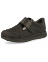 SNEAKER FOR WOMEN WITH DELICATE FEET , MILENA BLACK - Extra width.