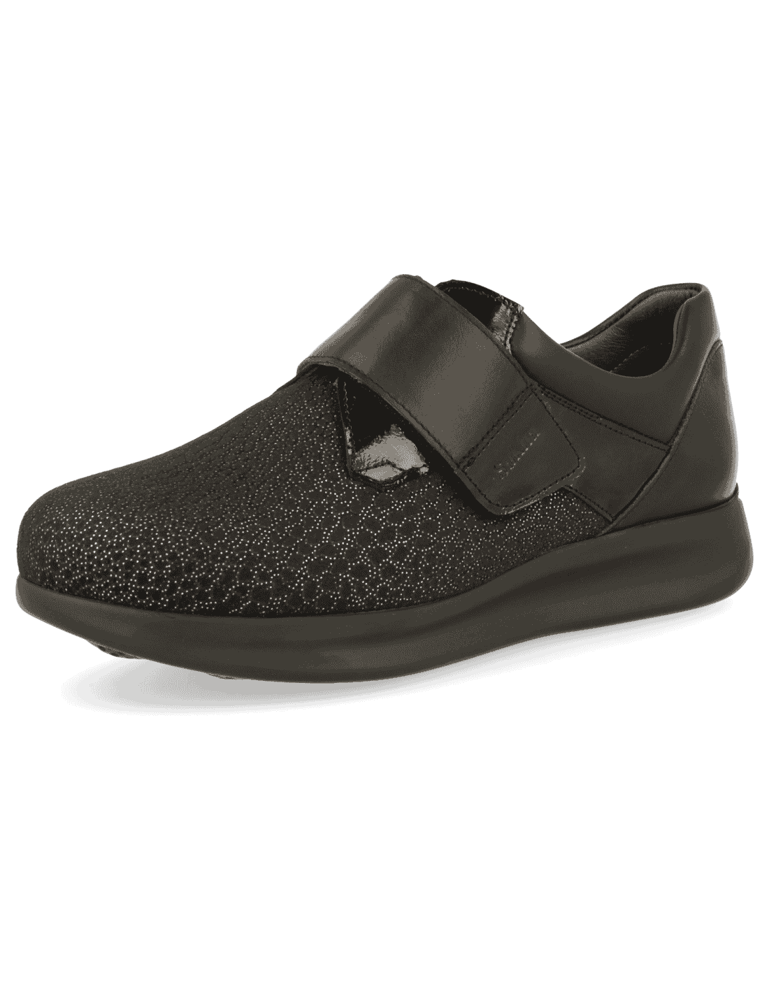 ZAPATO SEÑORA MUY CÓMODO, CON SUELA DE AMORTIGUACIÓN, MILENA NEGRO