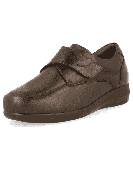 ZAPATO SEÑORA PIES ANCHOS, REGINA MARRÓN