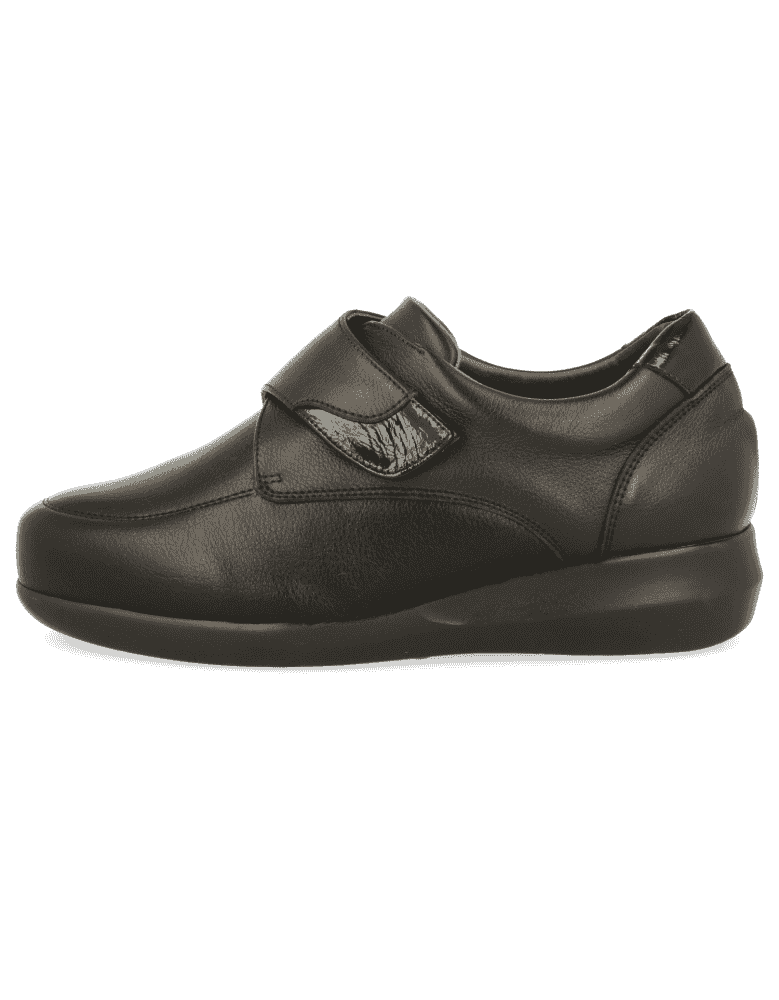 ZAPATO SEÑORA PIES ANCHOS, REGINA NEGRO