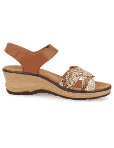 WOMAN CONFORTABLE SANDAL MOD. SOL TAN 2