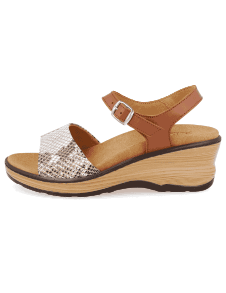 SANDALIAS CÓMODA, ELY CUERO -Sandalia plantilla anatómica extraÍble, muy  cómodas y acolchadas.