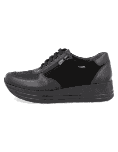 ZAPATO SIDNEY NEGRO D'TORRES®, DE HORMA ANCHA PARA PIES...