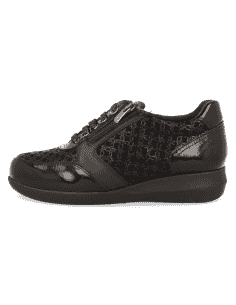 Zapato Señora DiabCare® Irma Negro Cadenas | Horma K+...
