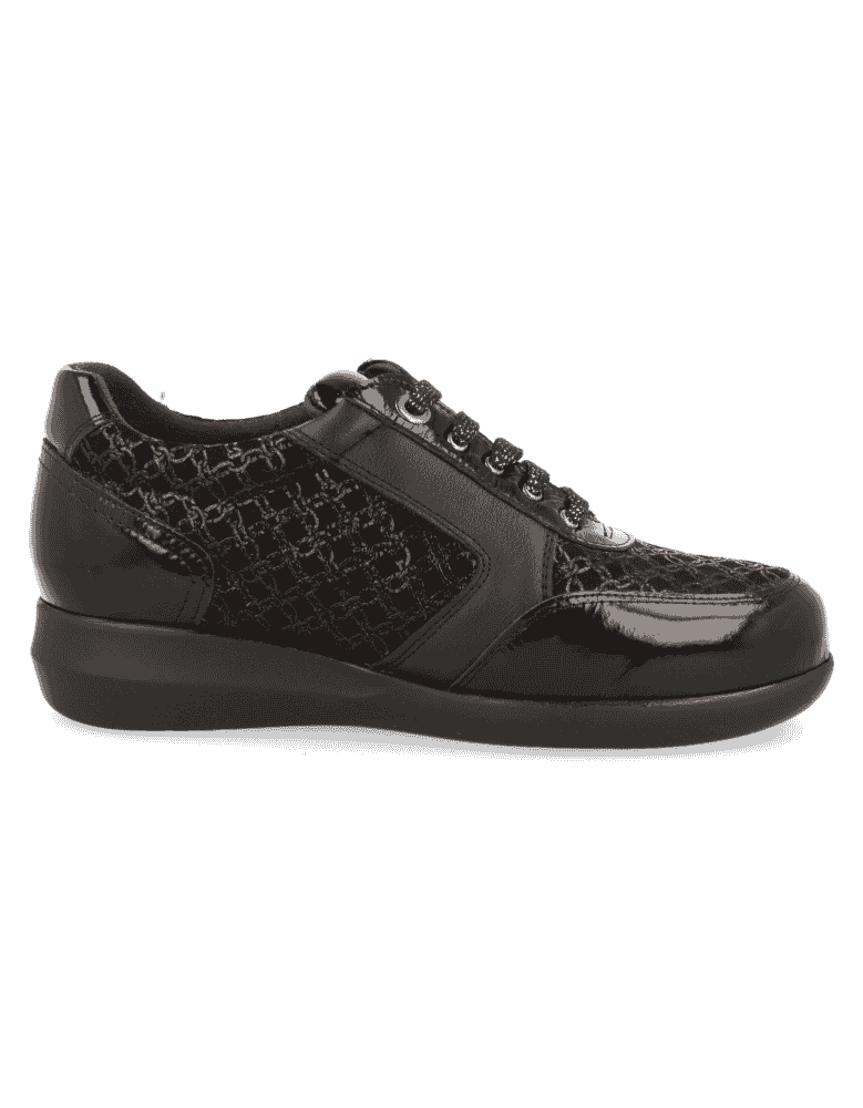 Zapato Señora DiabCare® Irma Negro Cadenas |...