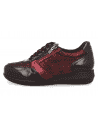 Zapato DiabCare® Señora Irma Negro Burdeos | Horma K+ Extra Ancha