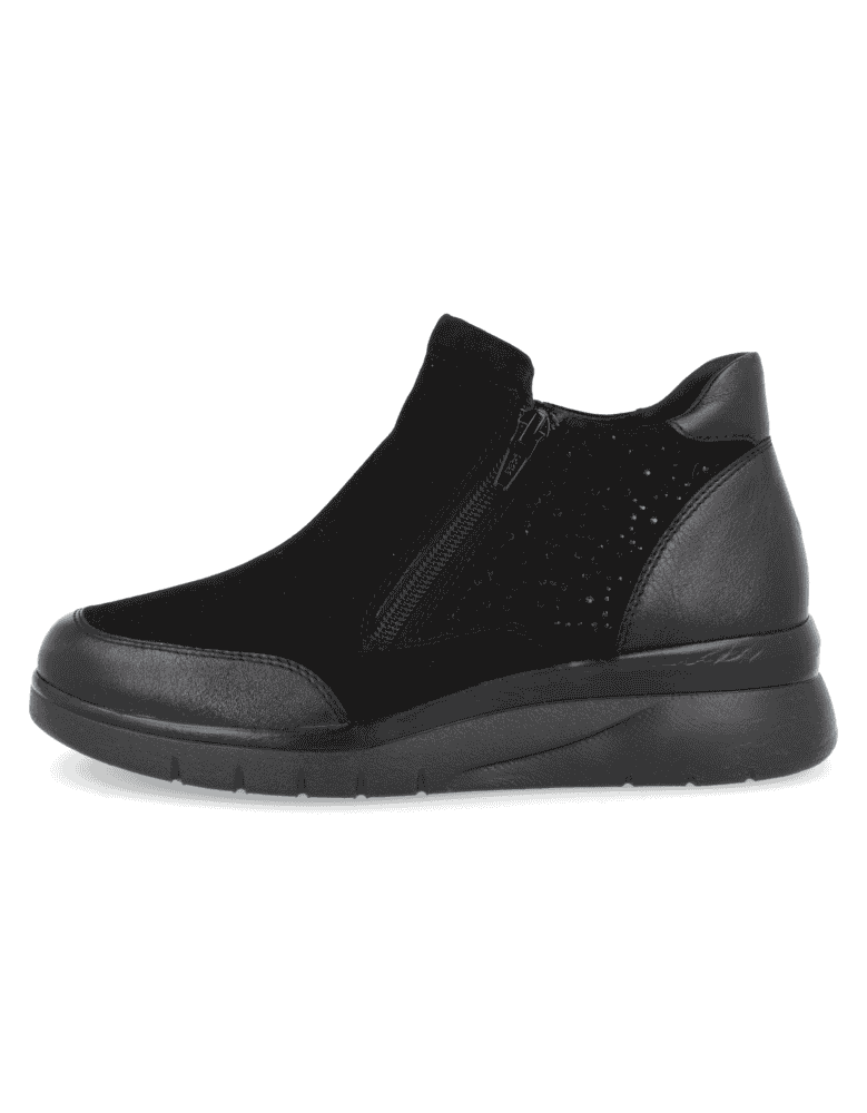 MANILA WOMEN BLACK 2023 LEATHER BOOTY,...