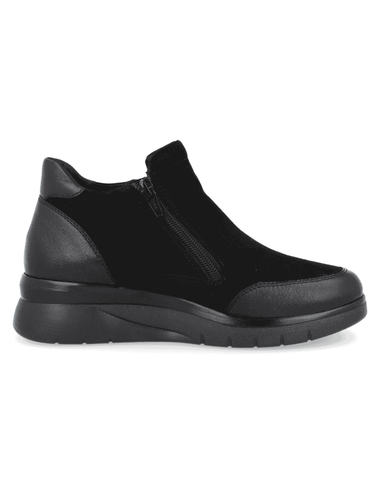 MANILA WOMEN BLACK 2023 LEATHER BOOTY,...