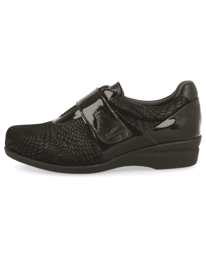 COMFORT WOMEN SHOES, ESTELA 2023 BLACK/GOLD