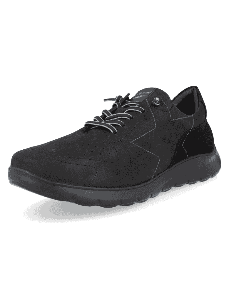 COMFORTABLE MEN'S SHOE, SANDRO 01 BLACK