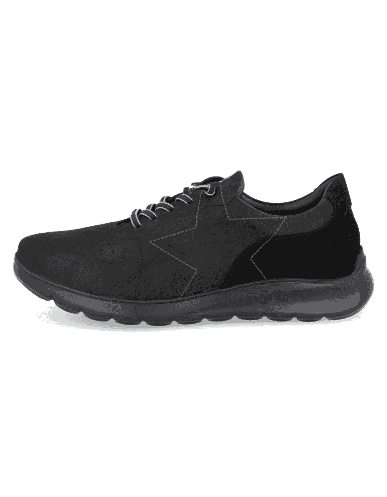 COMFORTABLE MEN'S SHOE, SANDRO 01 BLACK