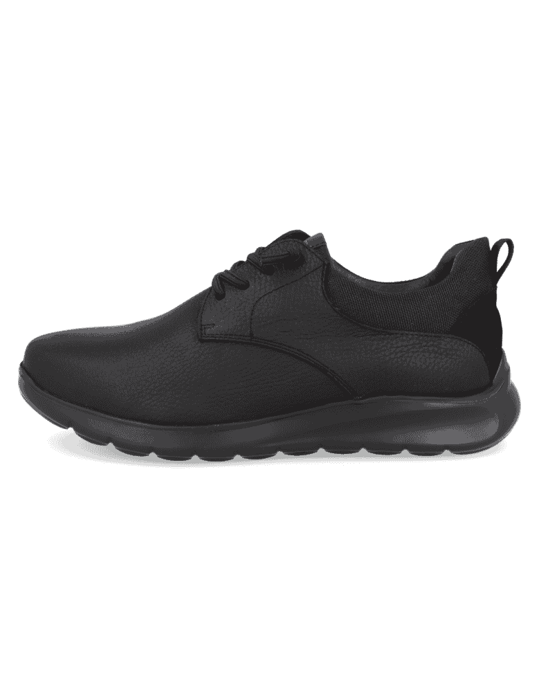 COMFORTABLE MEN'S SHOE, MARTIN 01 BLACK