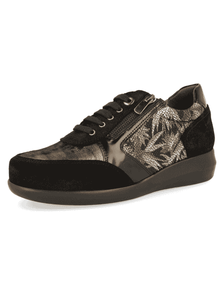 DiabCare® Irma 01 Negro | Zapato Pie Diabético Horma K+
