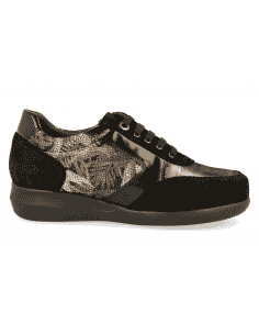 ZAPATO HORMA EXTRA ANCHA PARA PIES DELICADOS, IRMA 01 NEGRO 2