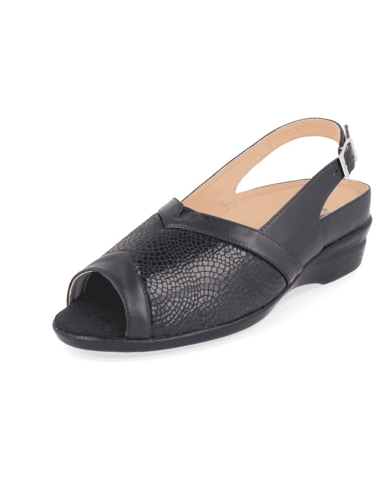 DELICATE FEET WOMEN SANDALS, LUGANO 2022 04 NAVY