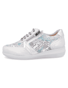 THERAPEUTIC WOMEN SHOES IRMA 23 SILVER,  LARGE WIDTH