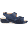 Frida Navy Blue, wide and comfortable sandal, designed for feet with bunions.