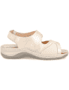 SANDALIA FRIDA BEIGE D'Torres®, PARA PIES DELICADOS Y ANCHOS CON JUANETES
