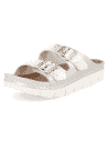 Comfortable sandal, Model DENIA SILVER