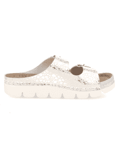 Comfortable sandal, Model DENIA SILVER 2