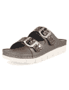 Comfortable sandal, Model DENIA PEWTER