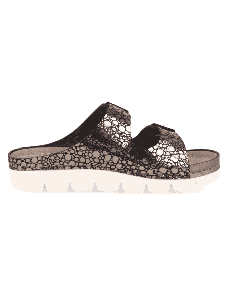 Sandalia Denia Plomo D'Torres® | Confort Urbano con Tecnología NubeFit™