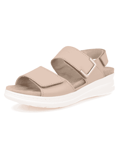 SANDALIA ADEJE SANDAL D'Torres@ NUDE, PLANTA ANATÓMICA EXTRAIBLE MUY CÓMODA.