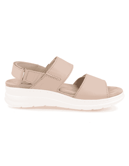 SANDALIA ADEJE SANDAL D'Torres@ NUDE, PLANTA ANATÓMICA EXTRAIBLE MUY CÓMODA.