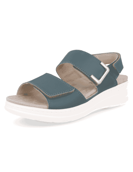 SANDALIA ADEJE SANDAL D'Torres@ PETROLEO, PLANTA ANATÓMICA EXTRAIBLE MUY CÓMODA.