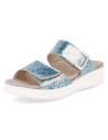 SENSITIVE FEET LADIES SANDALS, ADEJE NAVY SILVER