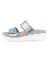 SENSITIVE FEET LADIES SANDALS, ADEJE NAVY SILVER