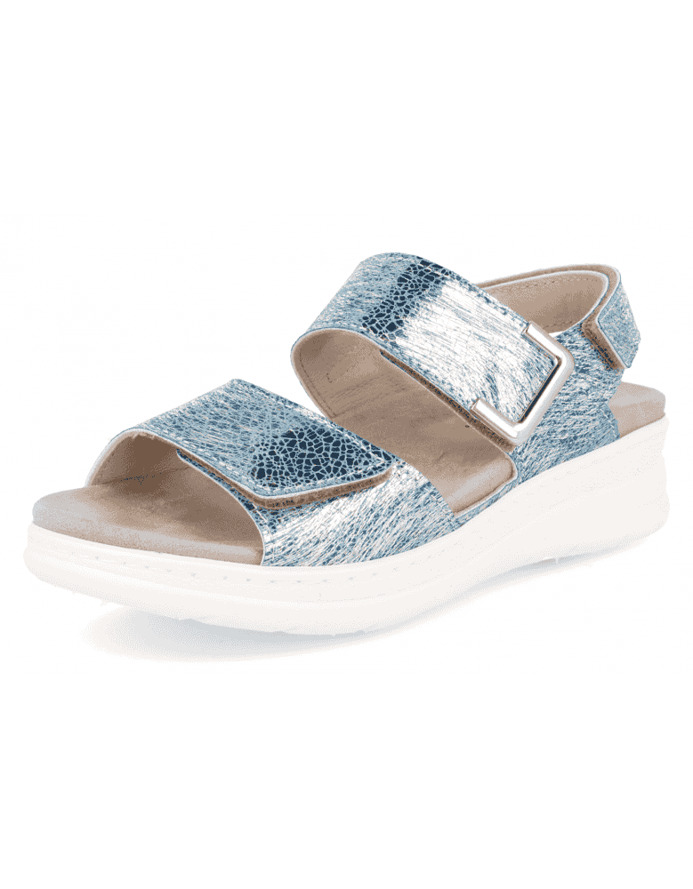 Sandalia Adeje D'Torres® Azul Plata | Plantilla...