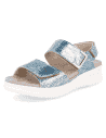 Sandalia Adeje D'Torres® Azul Plata | Plantilla Anatómica Extraíble NubeFit™
