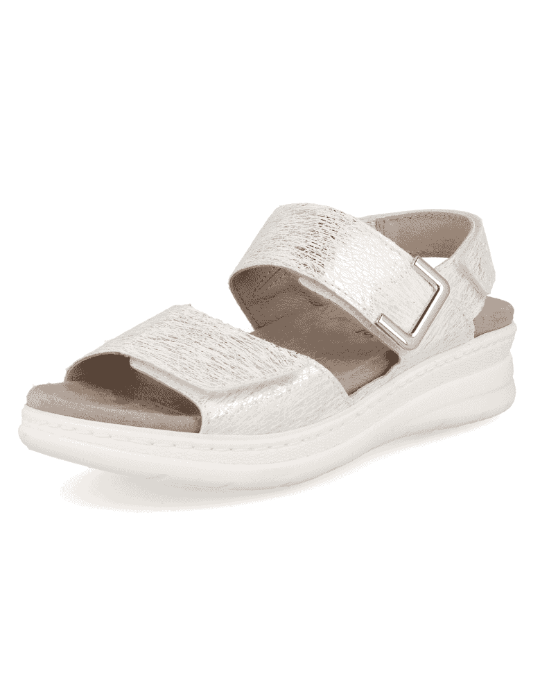 SANDALIA ADEJE SANDAL D'Torres@ NEGRO-PLATA,...
