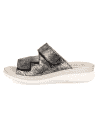 SANDALIA MALENA NEGRO-PLATA D'Torres® | Horma K para Pies Anchos y Juanetes
