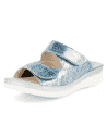 Sandalia Malena Azul-Plata D'Torres® | Pies Anchos y Juanetes