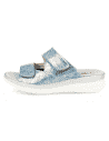 SENSITIVE FEET LADIES SANDALS, MALENA NAVY SILVER