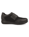 ZAPATO ORTOPÉDICO DE SEÑORA D'TORRES PARA PIES DELICADOS Y HORMA EXTRA ANCHA, ALBA 24 01 NEGRO, HORMA EXTRA-ANCHA.