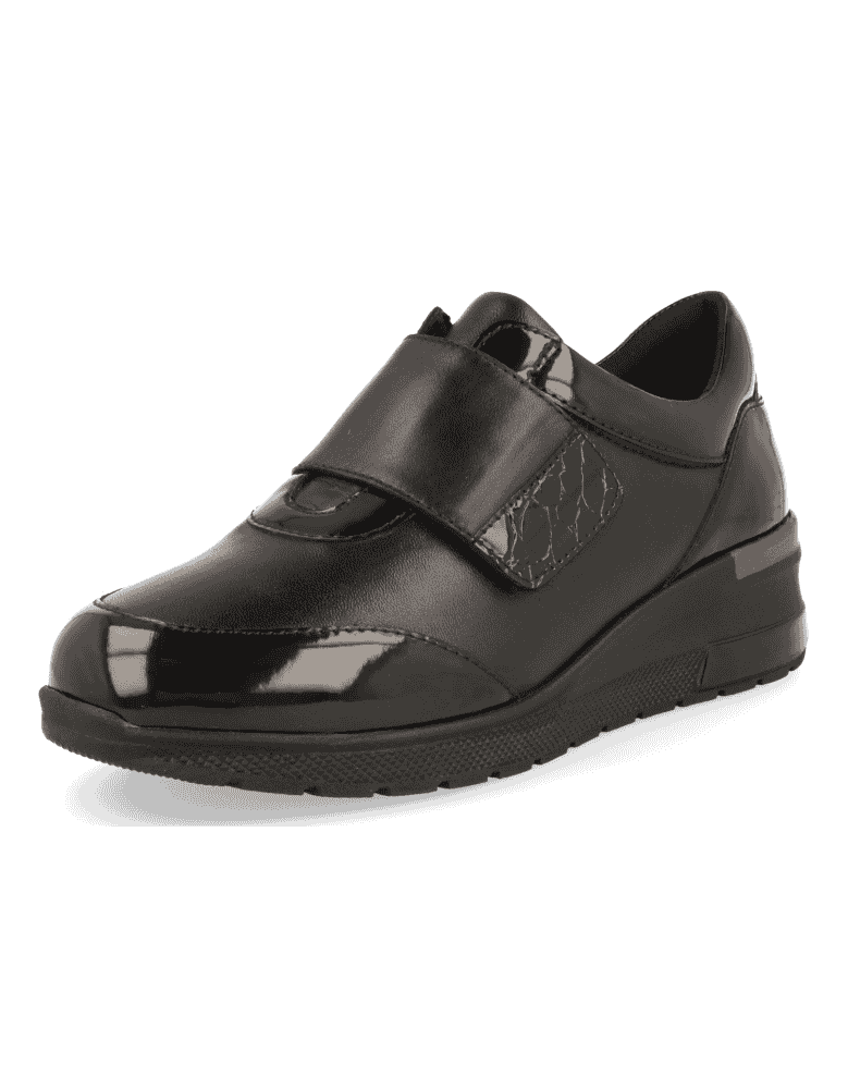 SINTRA, COMFORT SHOE WOMEN BLACK PATENT...