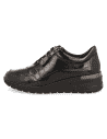 Zapato Seul Negro Charol D'Torres® | Horma K Ancha | Ajuste Cremallera y Cordones