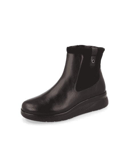 BOTÍN DALLAS NEGRO D’Torres, CÓMODO PARA PIES DELICADOS, HORMA ANCHA