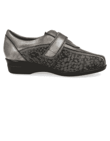 ZAPATO SEÑORA CASANDRA E5 METAL GRIS, 2