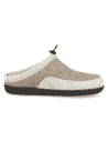 ANATOMIC LADIES' D'TORRES JONE BEIGE SLIPPERS, MADE OF WARM FELT THAT INSULATES FROM THE COLD.