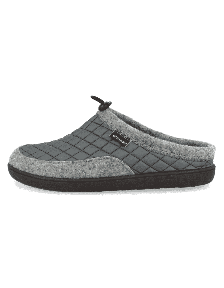 ANATOMIC MENS' D'TORRES BRUNO GREY SLIPPERS,...